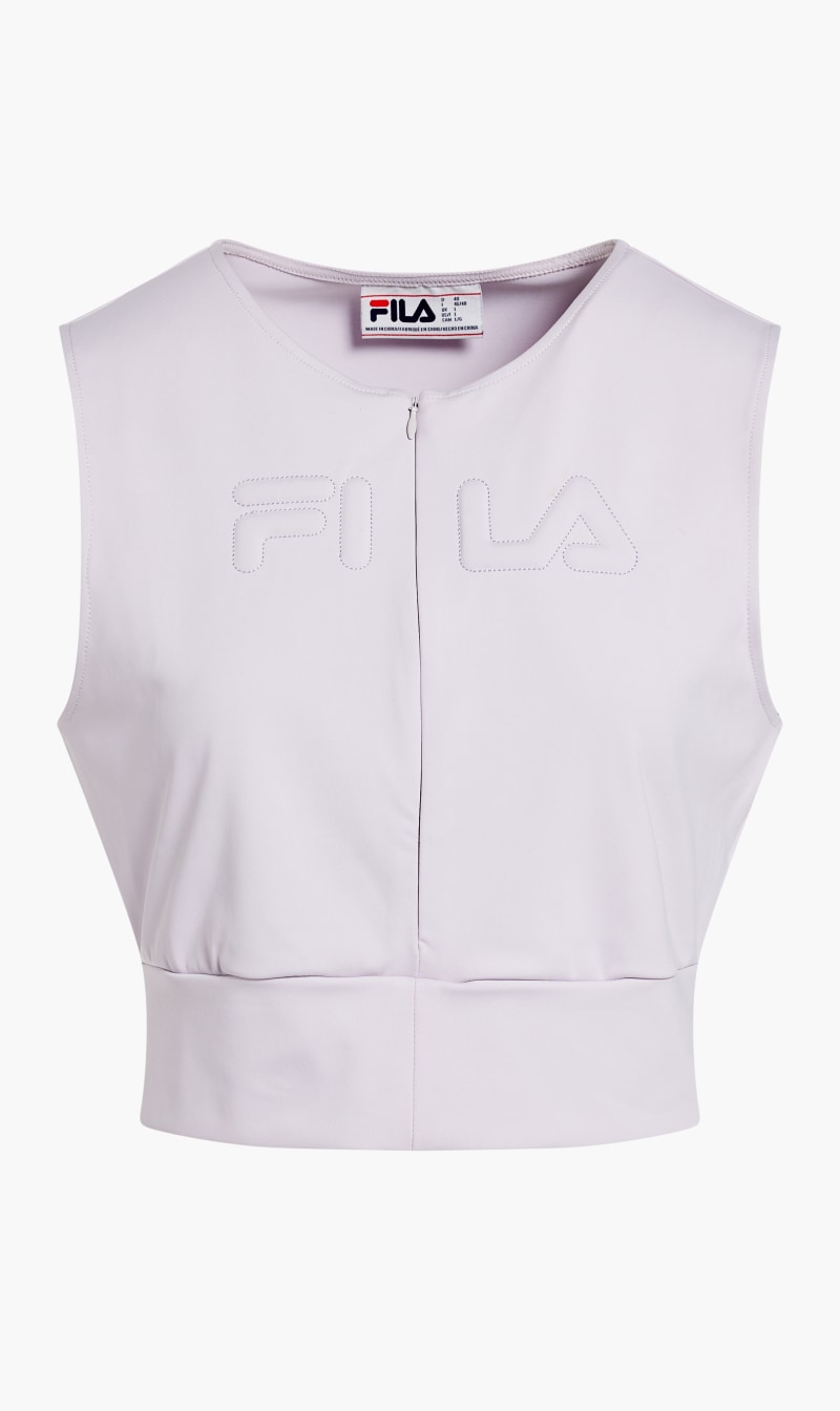 

Embossed Logo Crop Topevening Haze, Purple