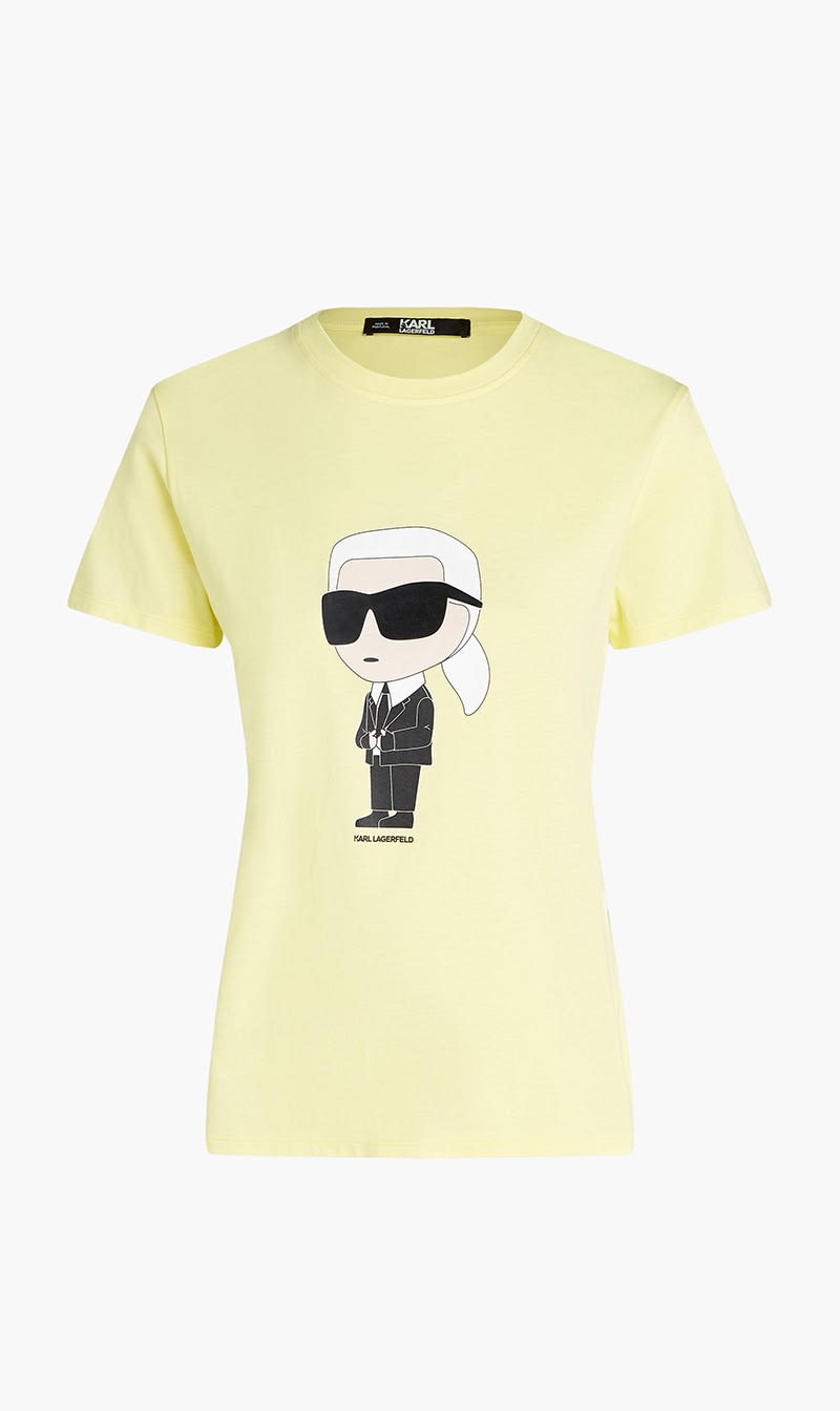 

Karl Lagerfeld Yellow Ikonik 20 Karl T-shirt for Women | The Deal Outlet