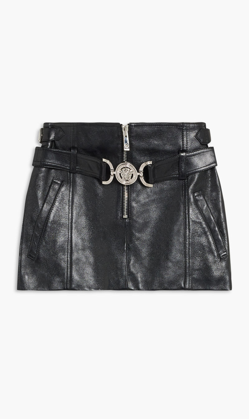 

Versace Black Skirt Leather Leather for Women | The Deal Outlet