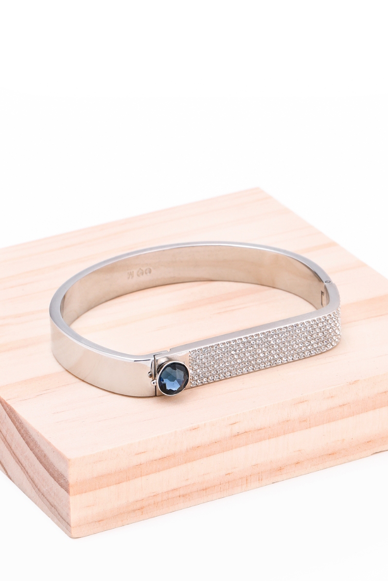 

Swarovski Forward Silver Bangle