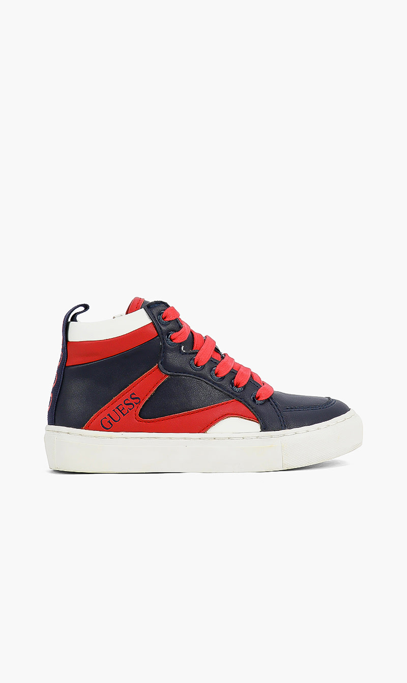 

Guess Red High Top Sneakers for Boys | The Deal Outlet
