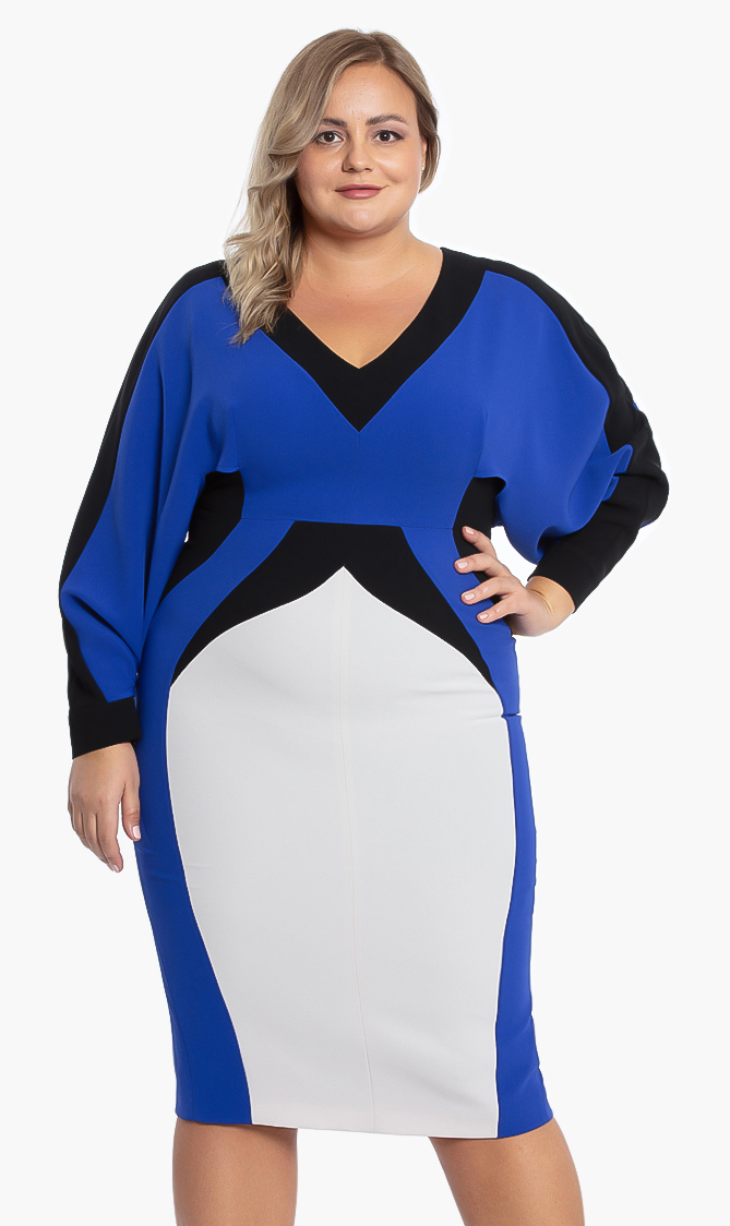 Marina Rinaldi Damiere Straight Dress