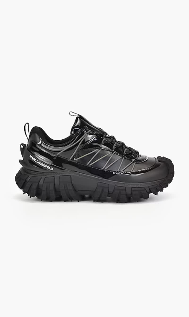 كارل لاغرفيلد أسود Kross Lace Runner for Women | The Deal Outlet