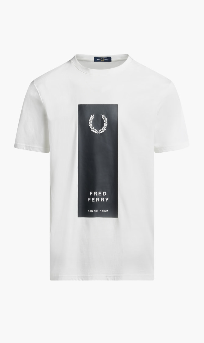 

Block Print Tshirt, White