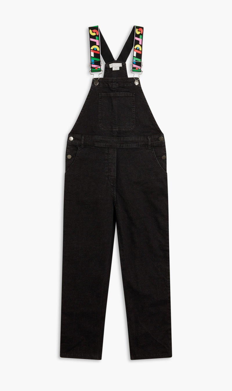 

Stella Mc Cartney Black Dungaree for Kids | The Deal Outlet