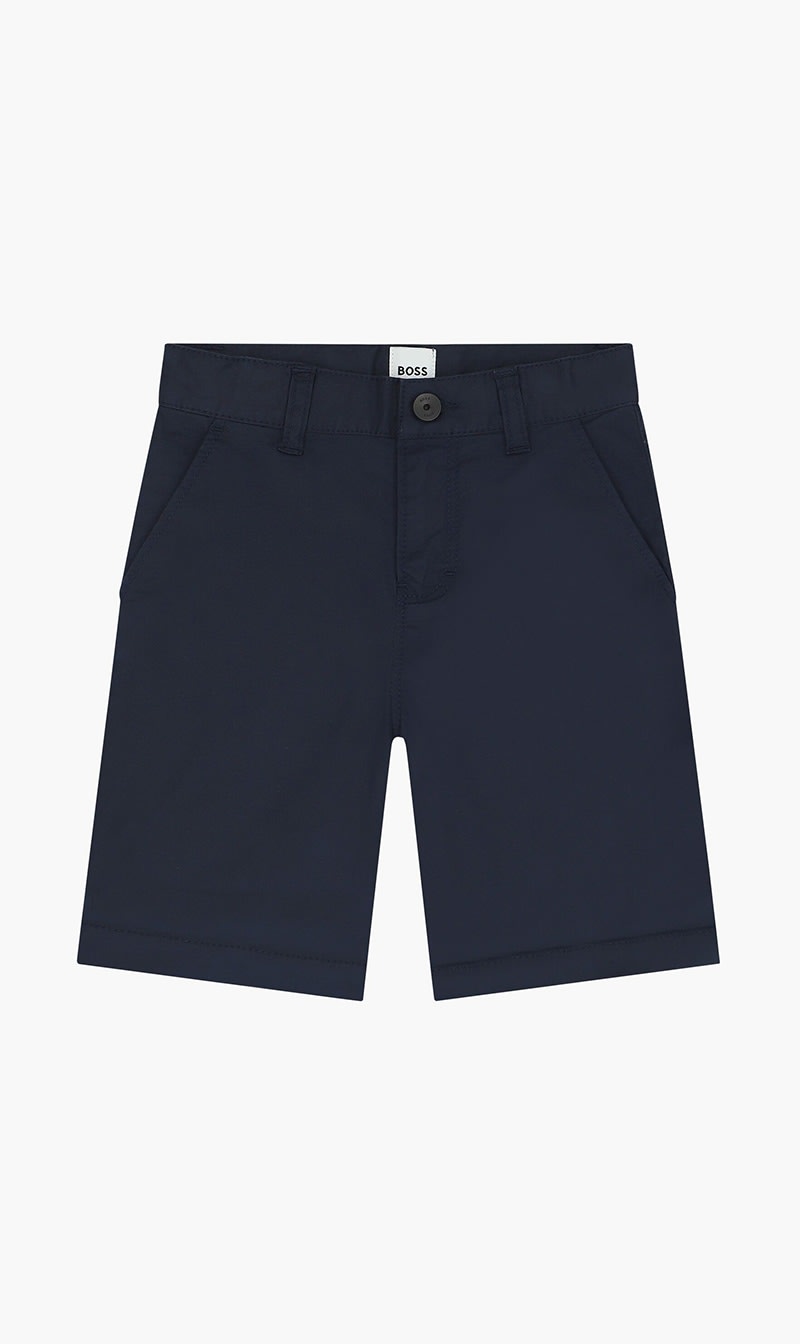 

Hugo Boss Blue Chino Shorts for Boys | The Deal Outlet