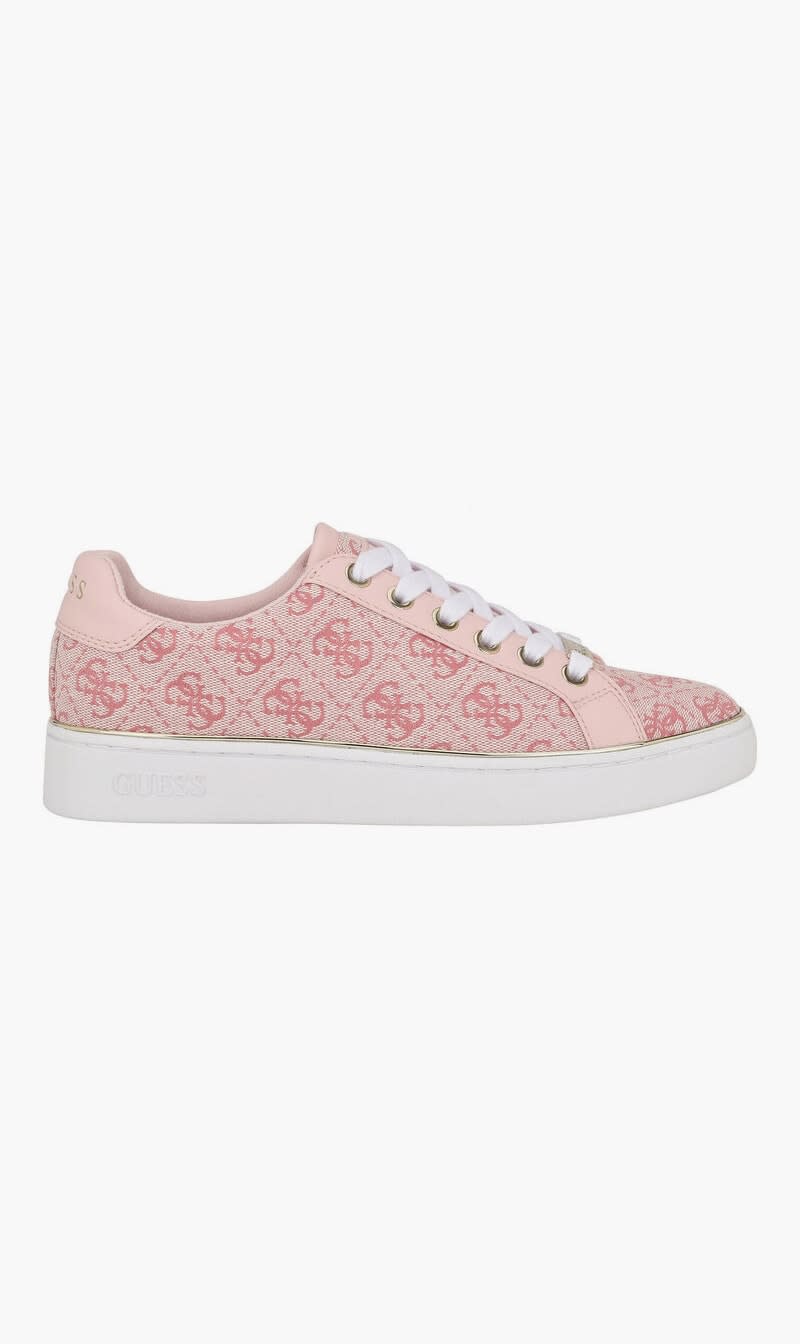

Guess Pink Beckie 4g Logo Sneakers for Women | The Deal Outlet