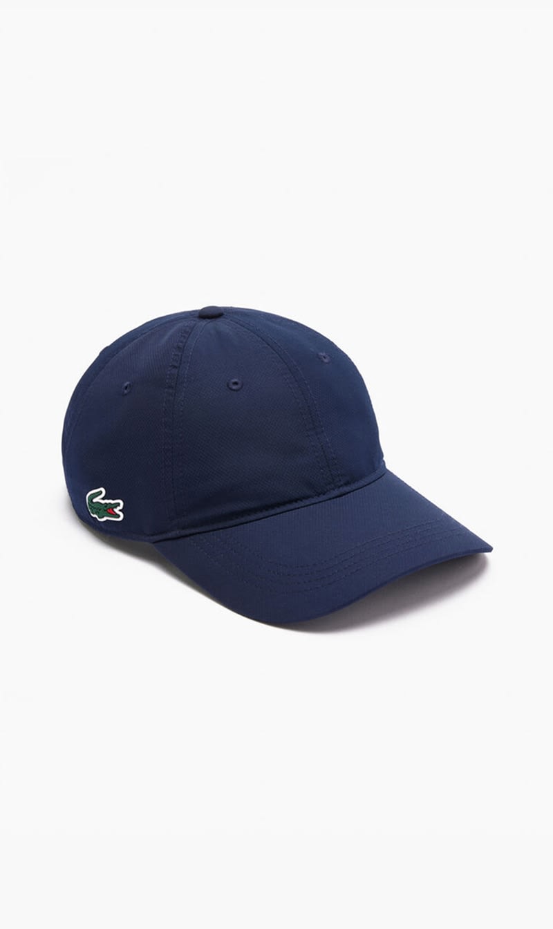 

Lacoste Blue Lightweight Diamond Taffeta Sport Cap for Men | The Deal Outlet