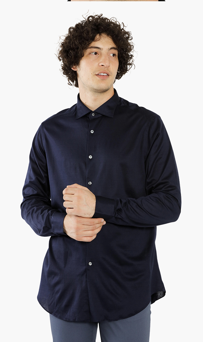 

Pal Zileri Plain Cotton Long Sleeves Shirt