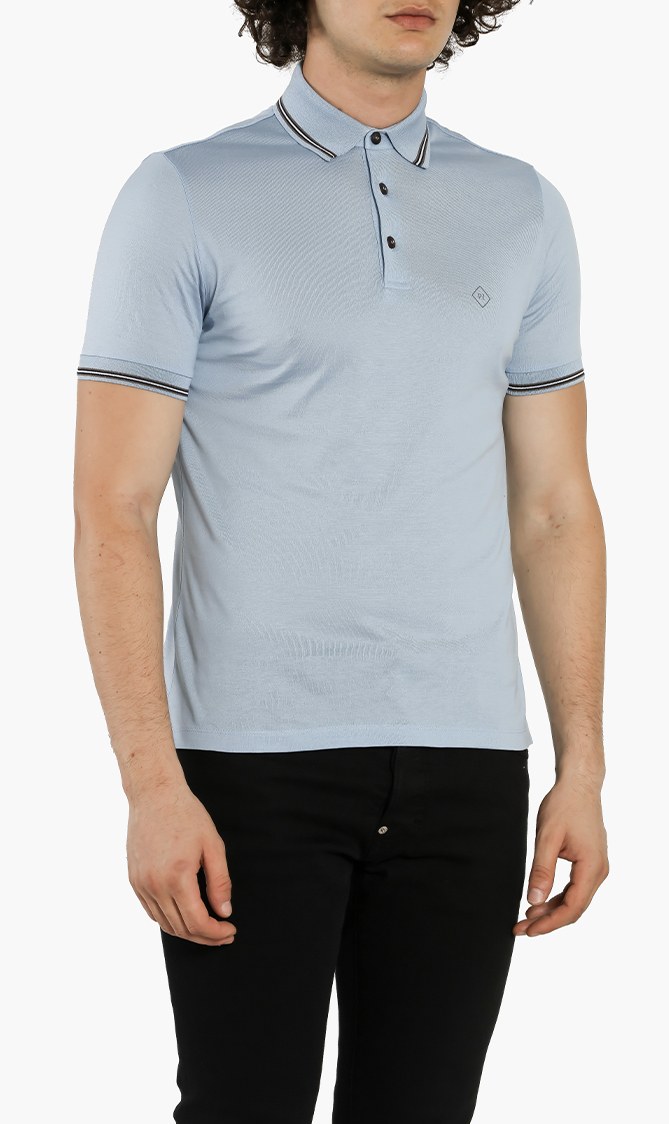 

Pal Zileri Logo Cotton Polo Shirt