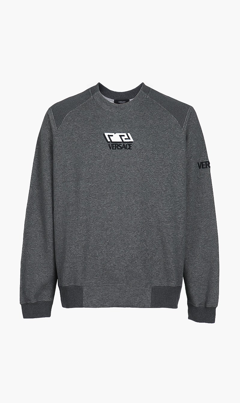 

Fleece Cotton Sweatshirt, Grey