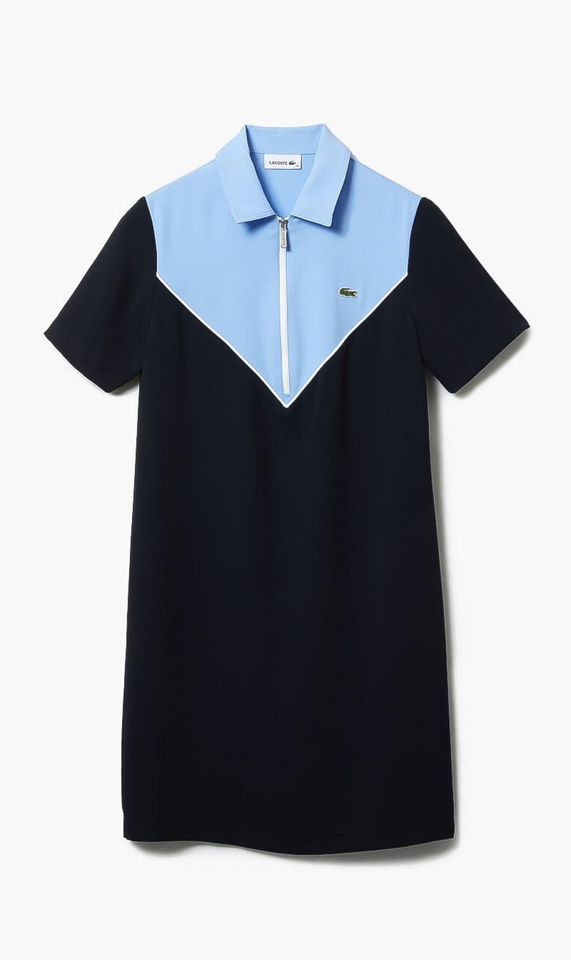 

Colorblock Polo Dress