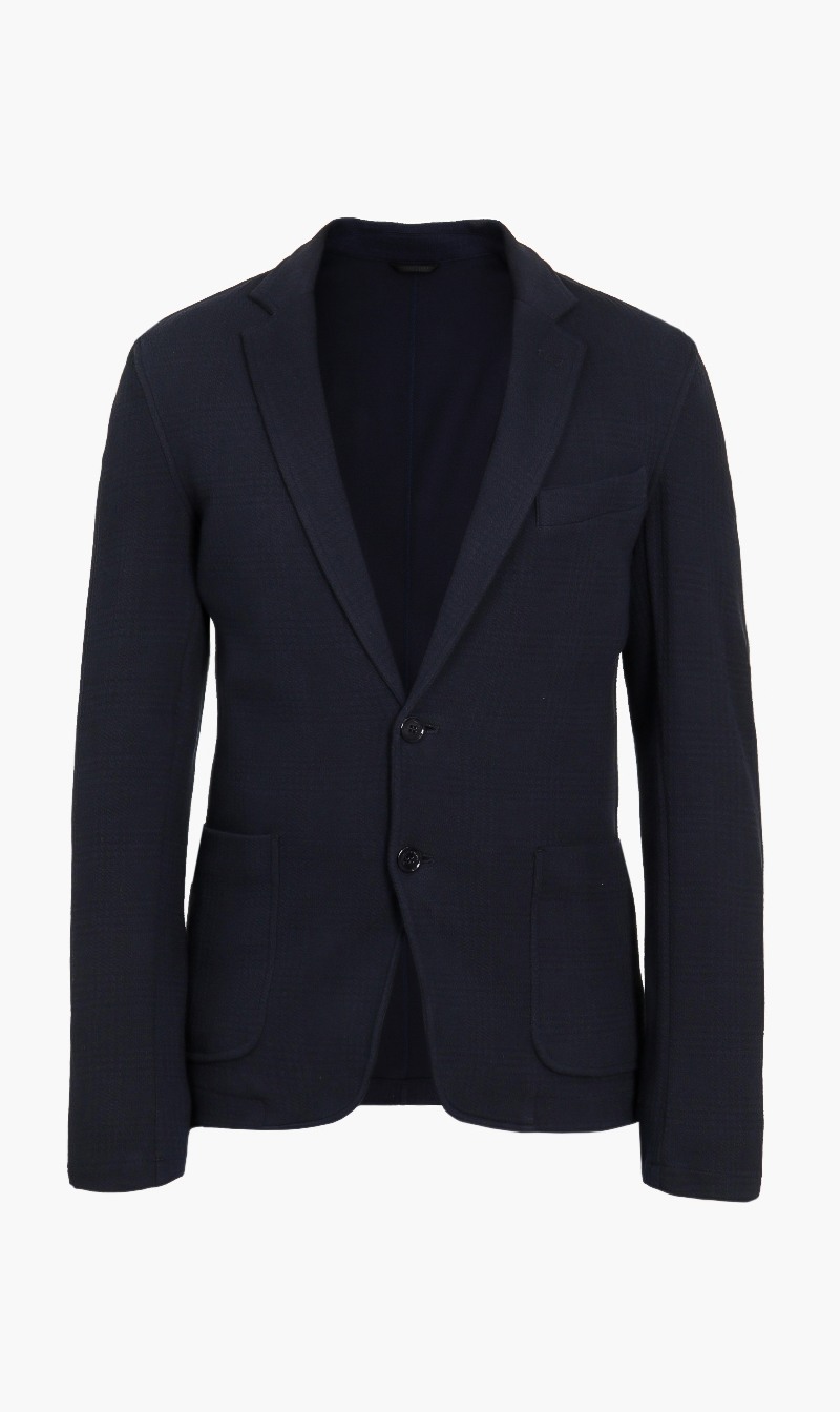 

Slim Fit Single Breasted Coat, Blue