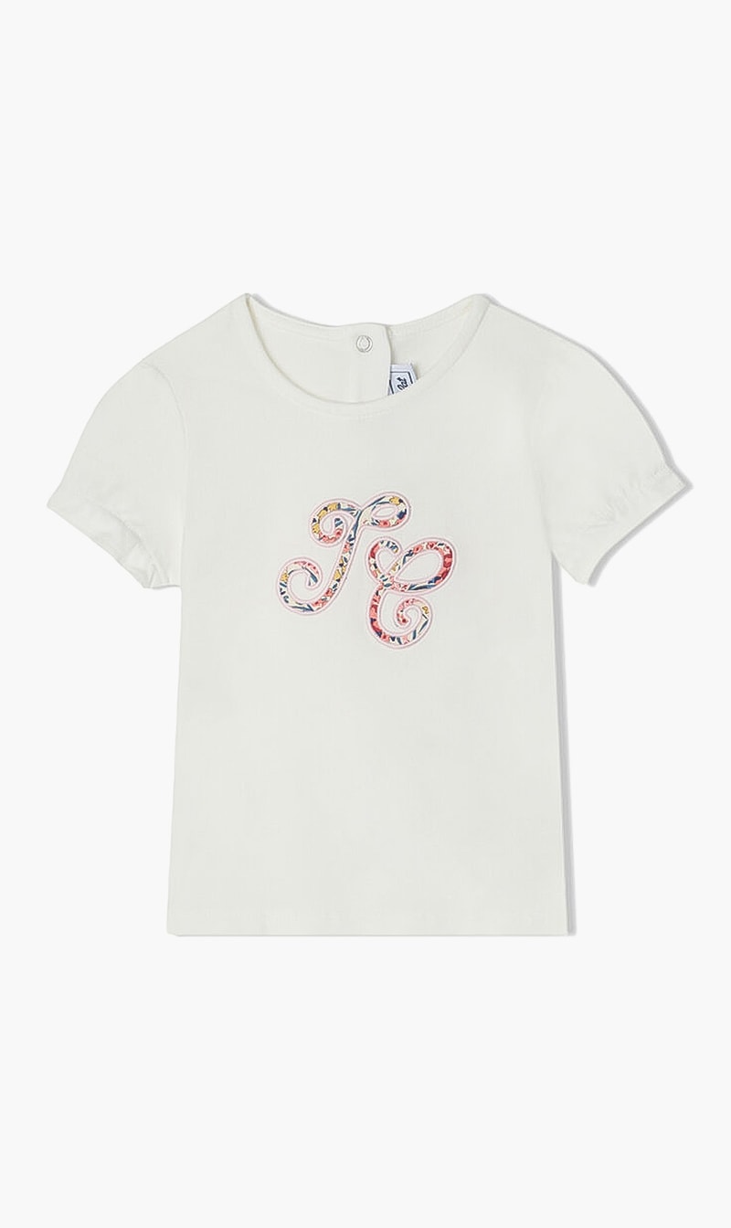 

Embroidered Logo T-shirt, White