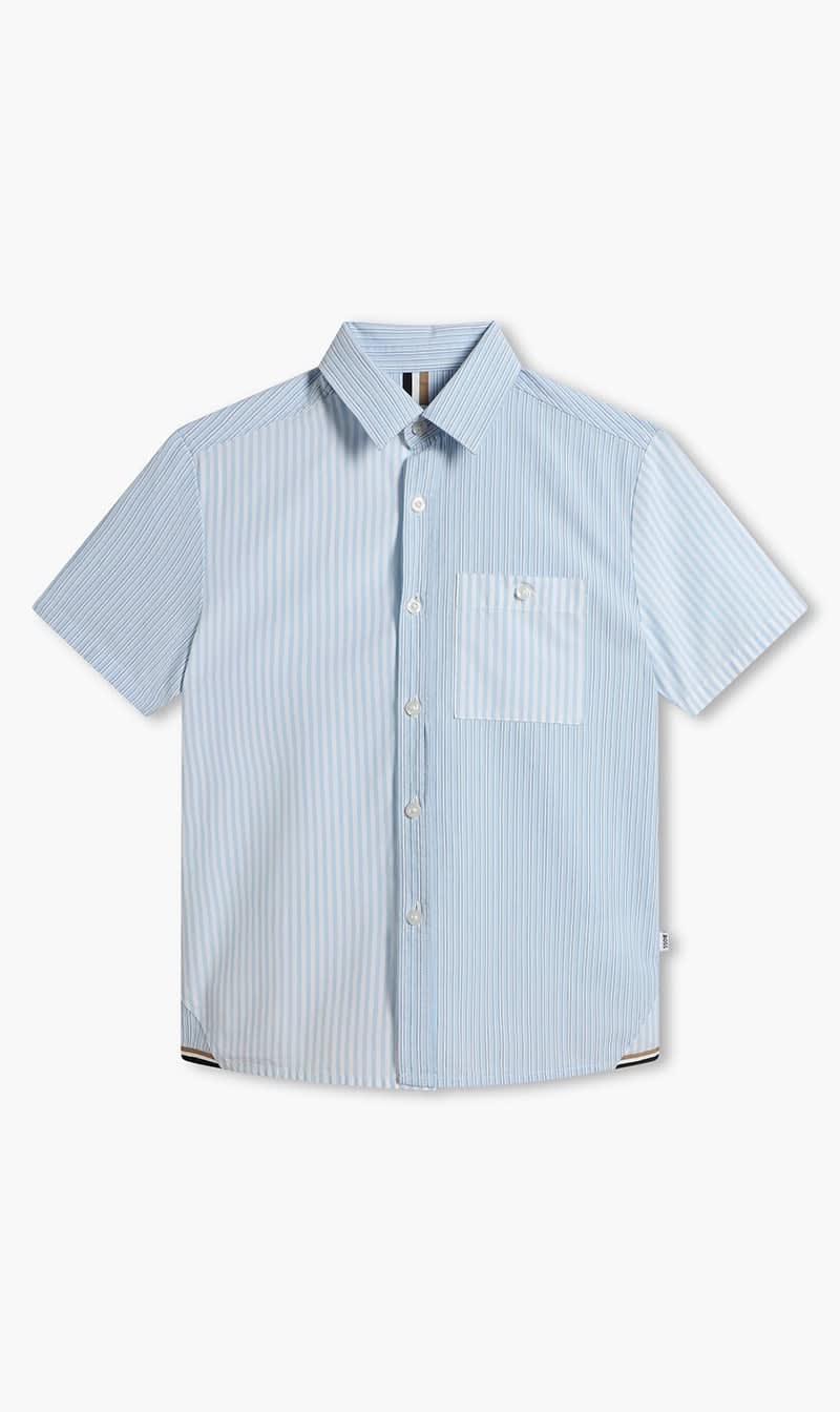

Hugo Boss White Short Sleeve Shirt for Boys | The Deal Outlet