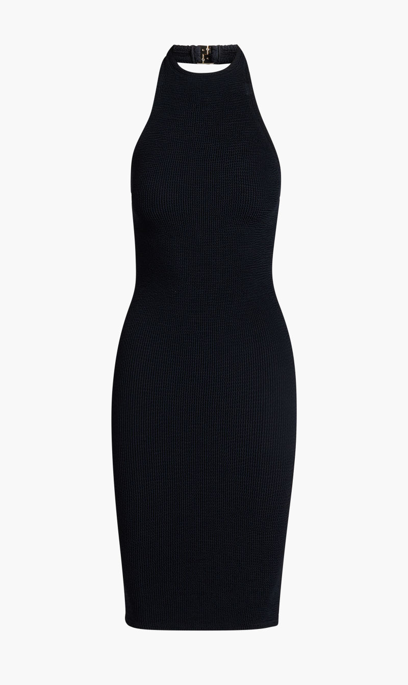 

Halterneck Dress, Black