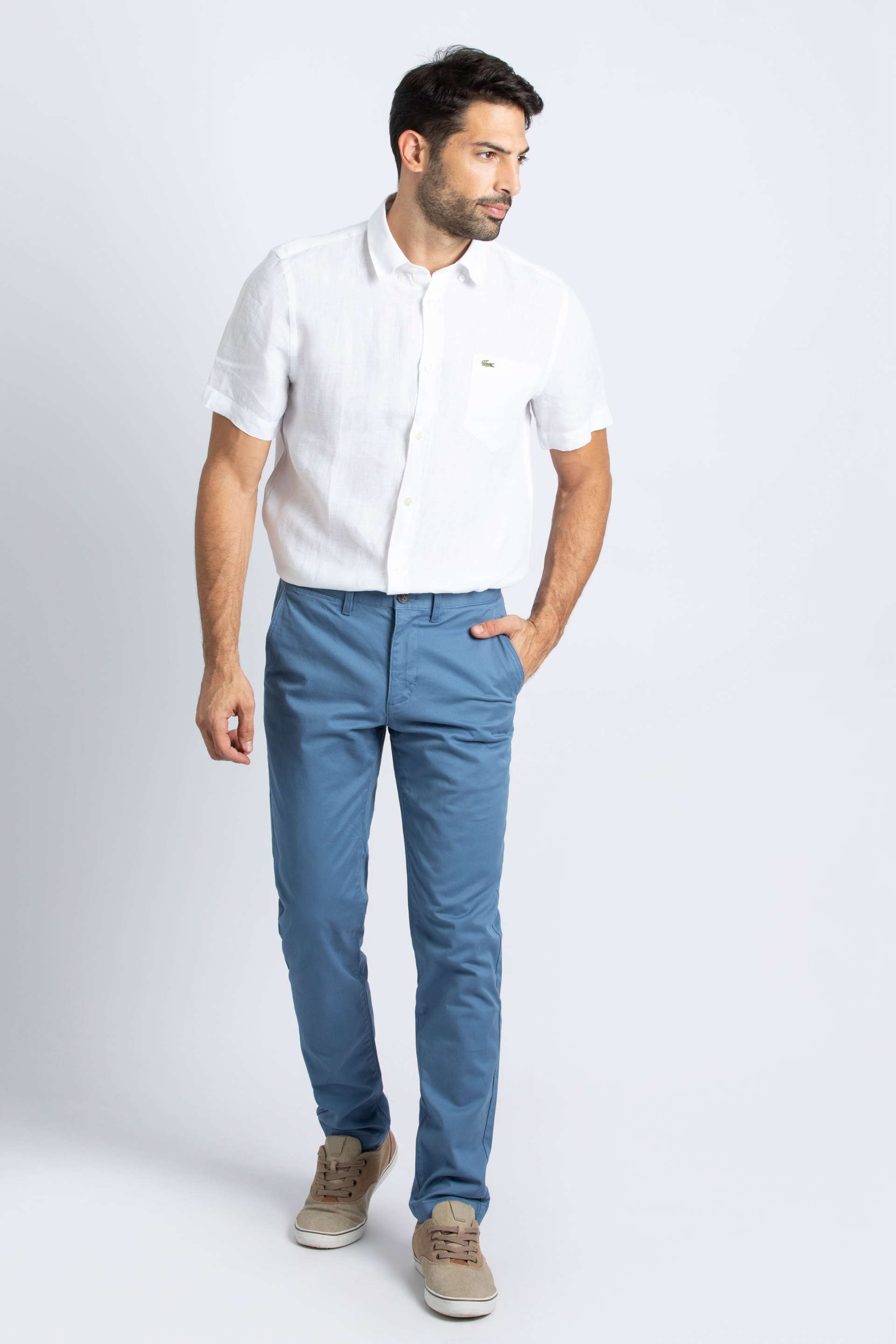 

Lacoste Slim Fit Stretch Gabardine Chino Pants