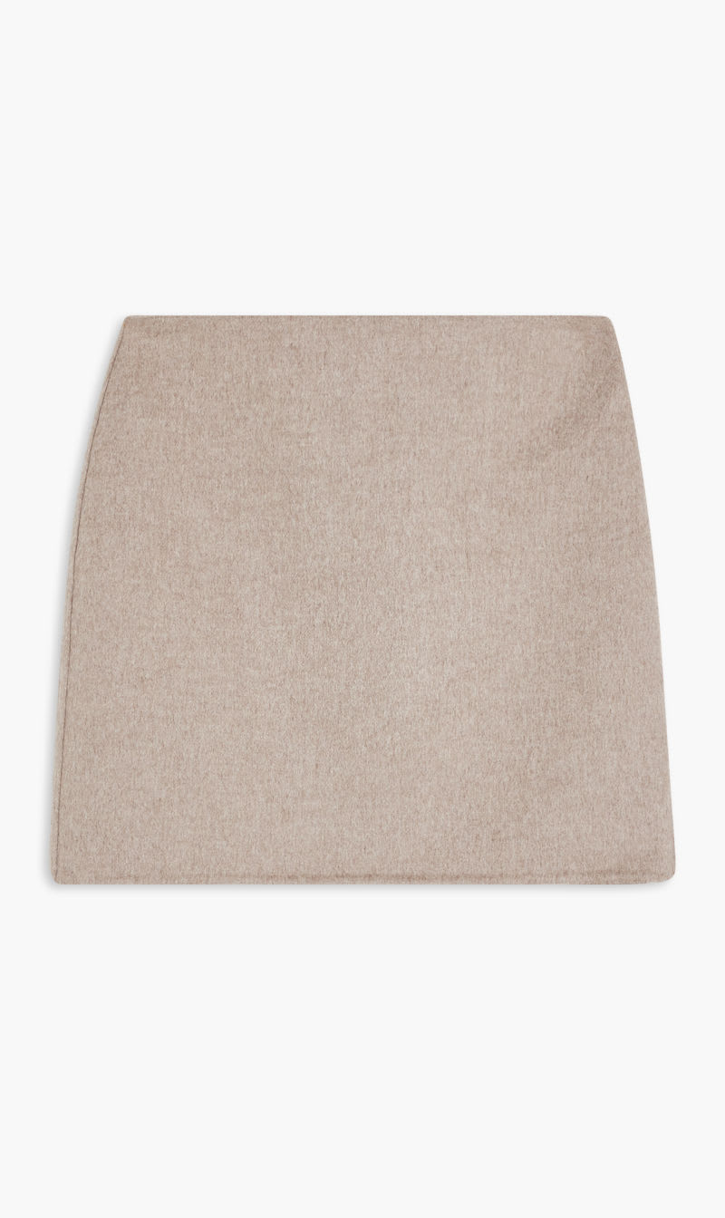 

Michael Kors Grey Wool Melton Mini Skirt for Women | The Deal Outlet
