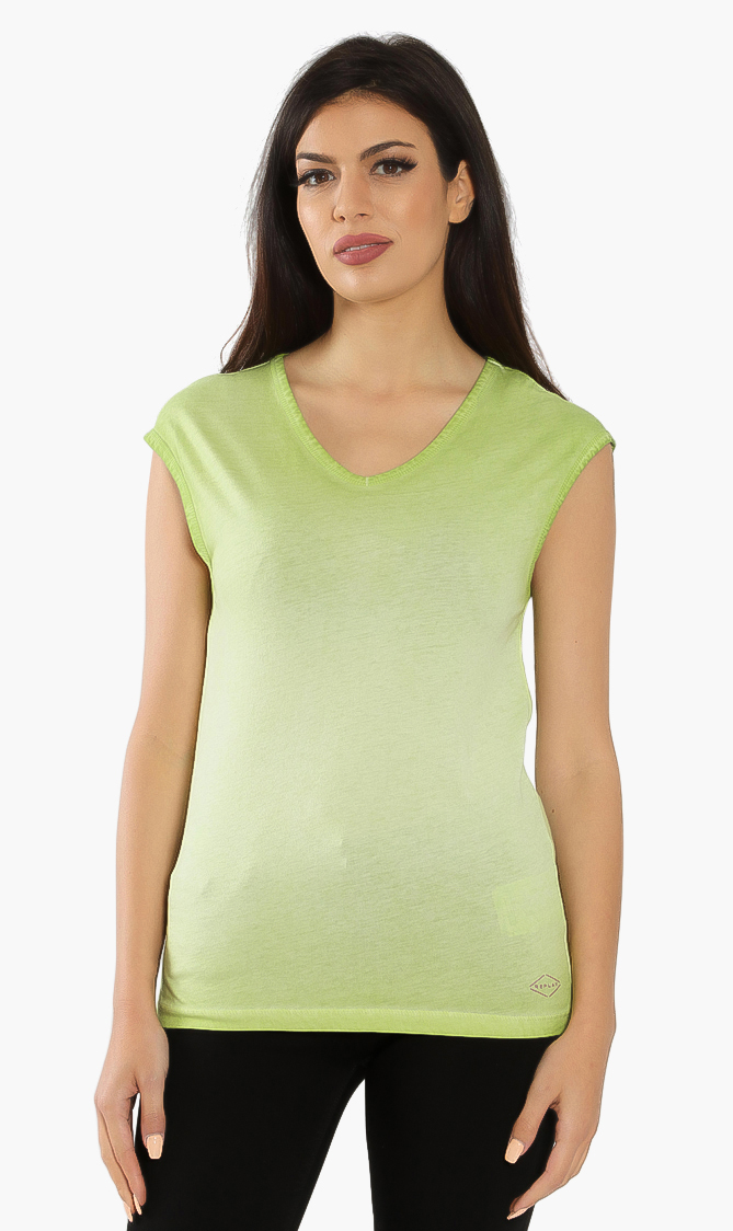 

Replay V-neck Sleeveless T-shirt