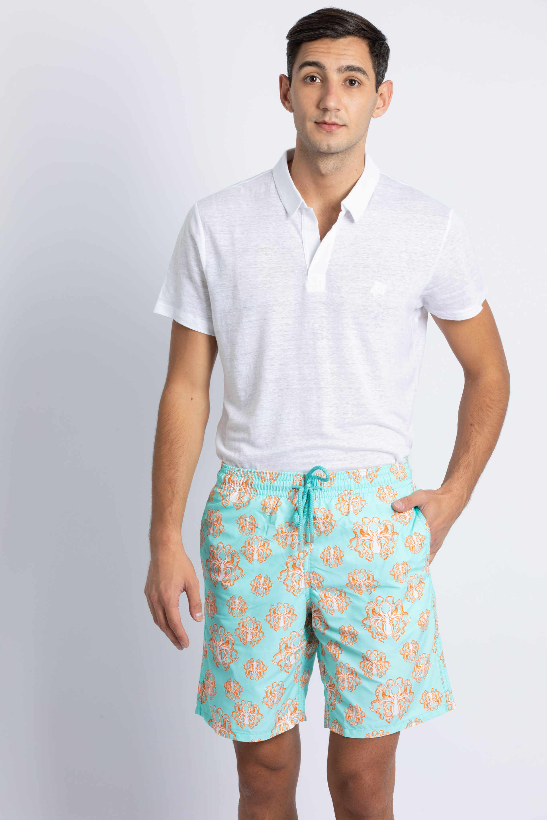 

VILEBREQUIN Octopus Print Swim Trunks