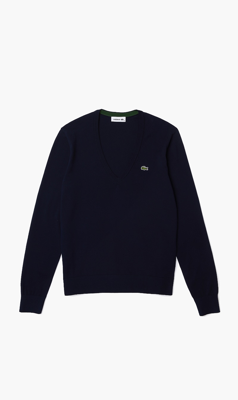 

Lacoste classic logo sweater | the deal outlet, Blue