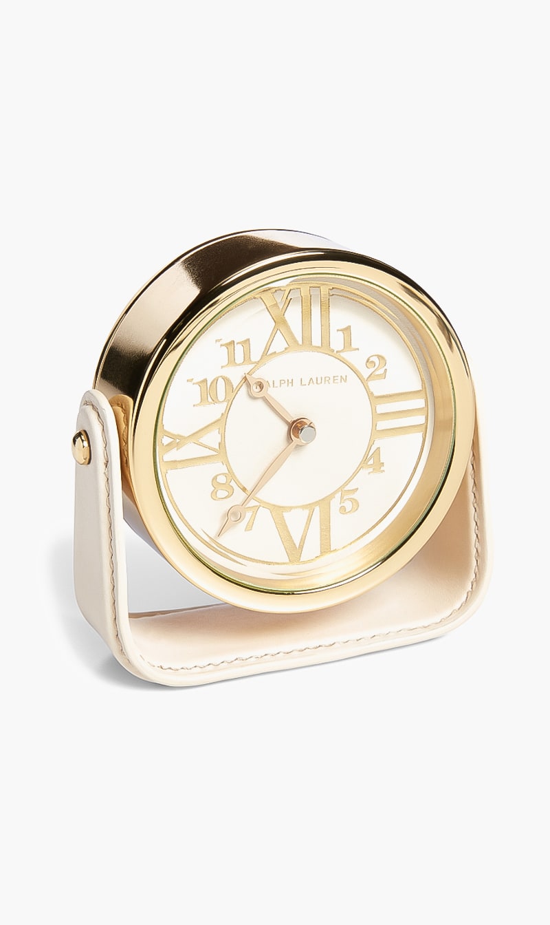 

Brennan -clock Cream, Gold