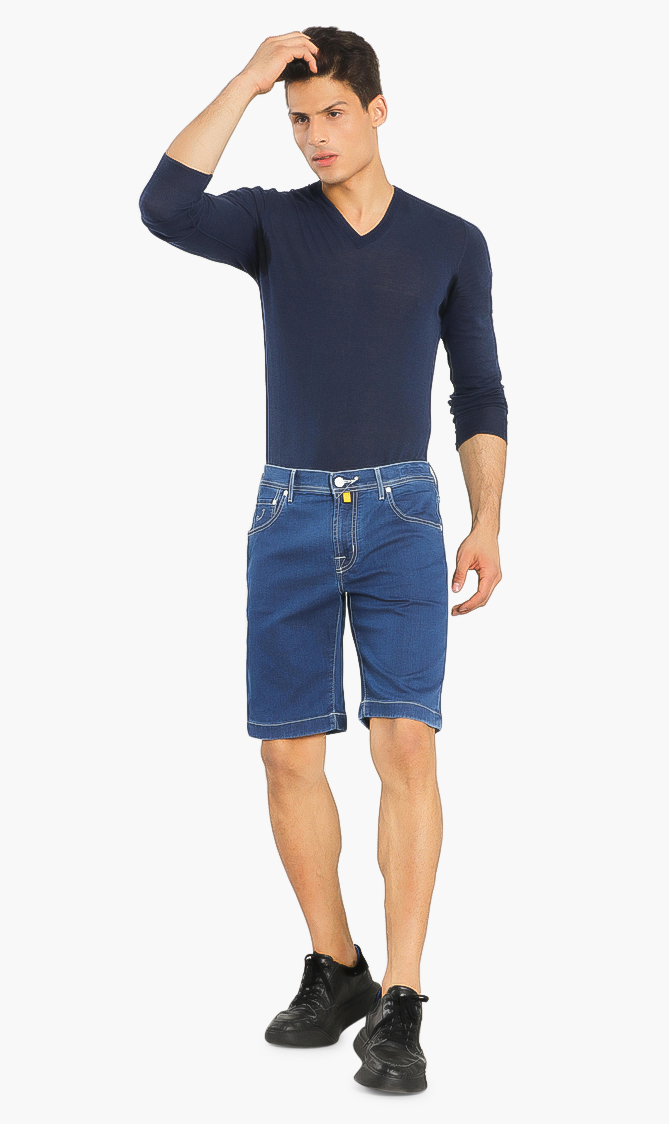 

JACOB COHEN Light Denim Shorts