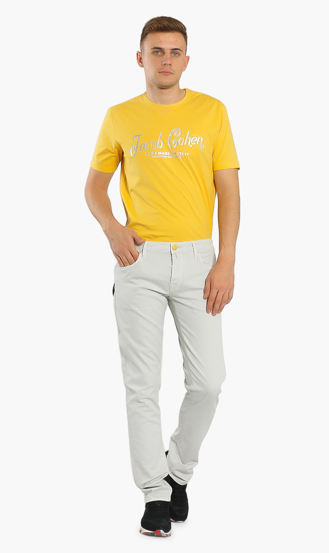 

Jacob Cohen Washed Stretch Tailored Jeans