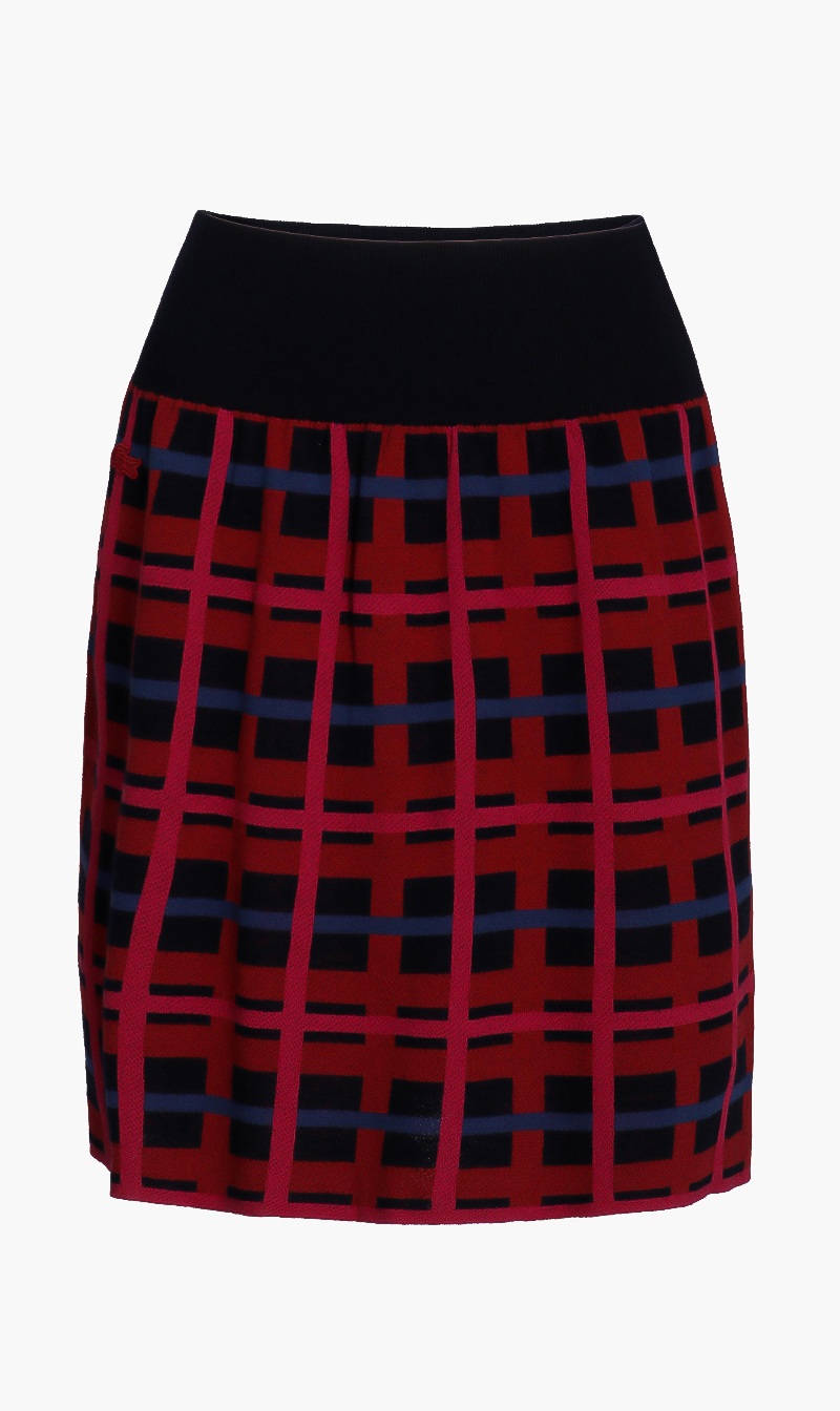 

Lacoste Check Flared Skirt