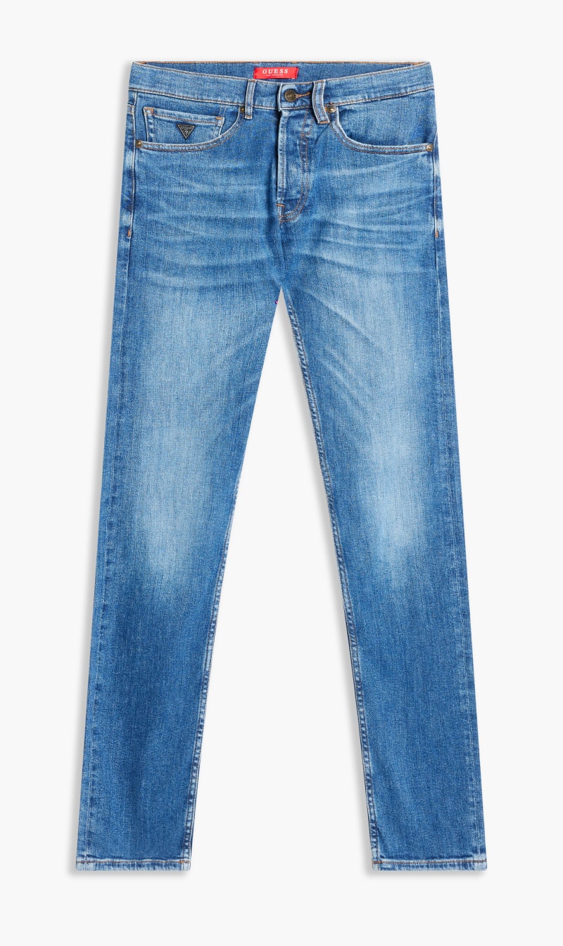 

Guess Blue Mid Rise Slim Straight-philip for Kids | The Deal Outlet