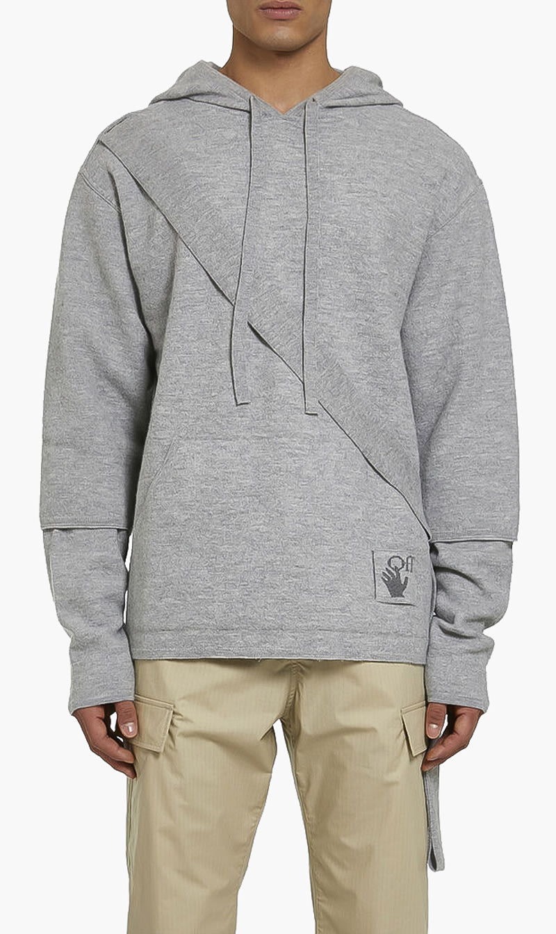 

Easybreezy Band Knit Hoodie, Grey