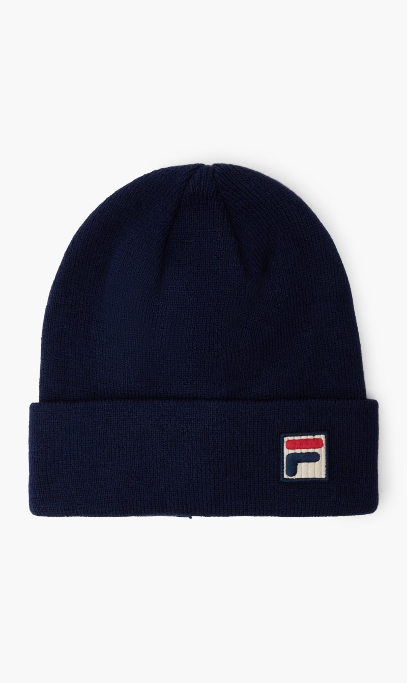 

Flat Knit Beanie, Blue