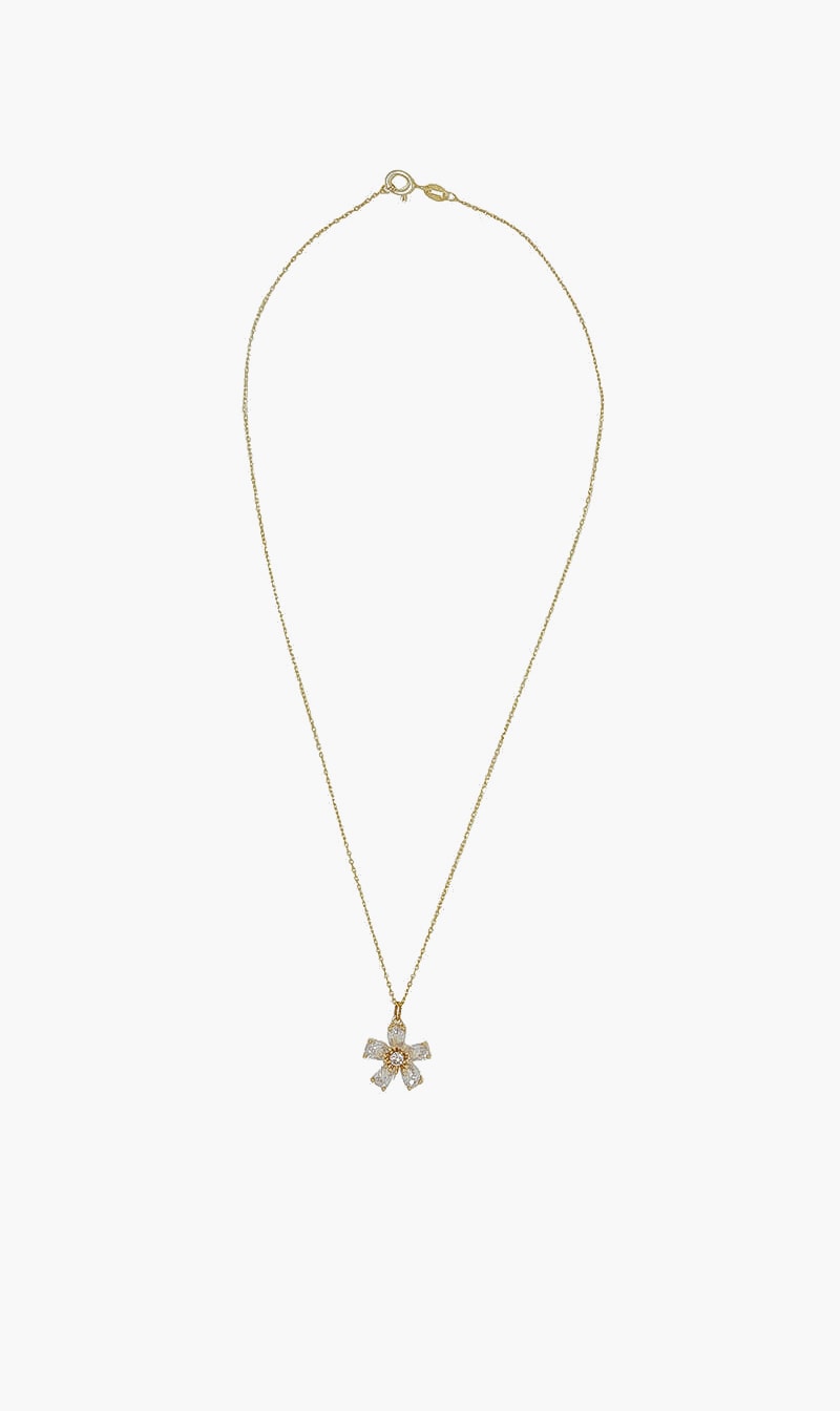

The Jewels Jar Gold Vinca Pendant Necklace for Women | The Deal Outlet