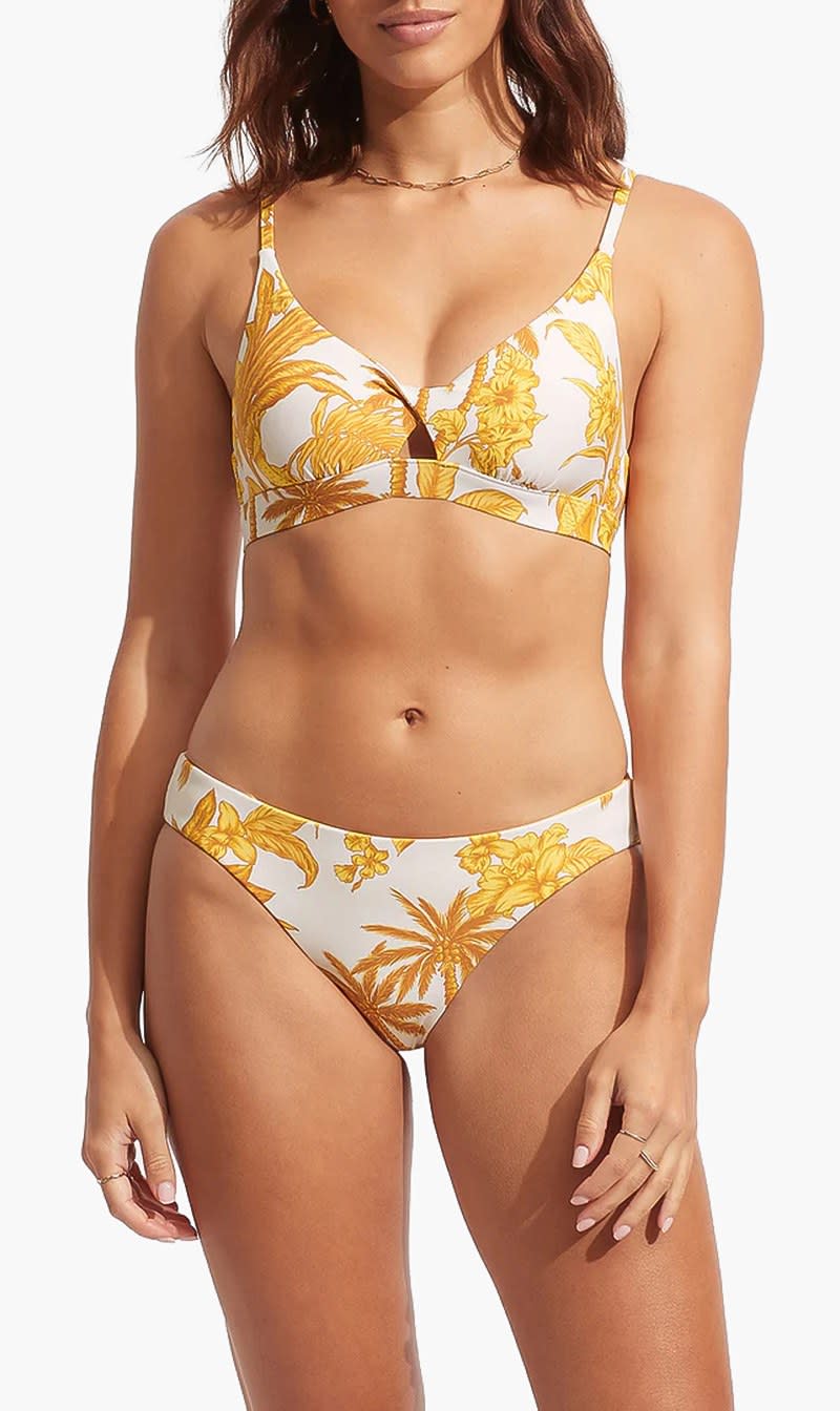 Seafolly Multi-color Castaway Reversible Hipster Bikini Bottom for Women