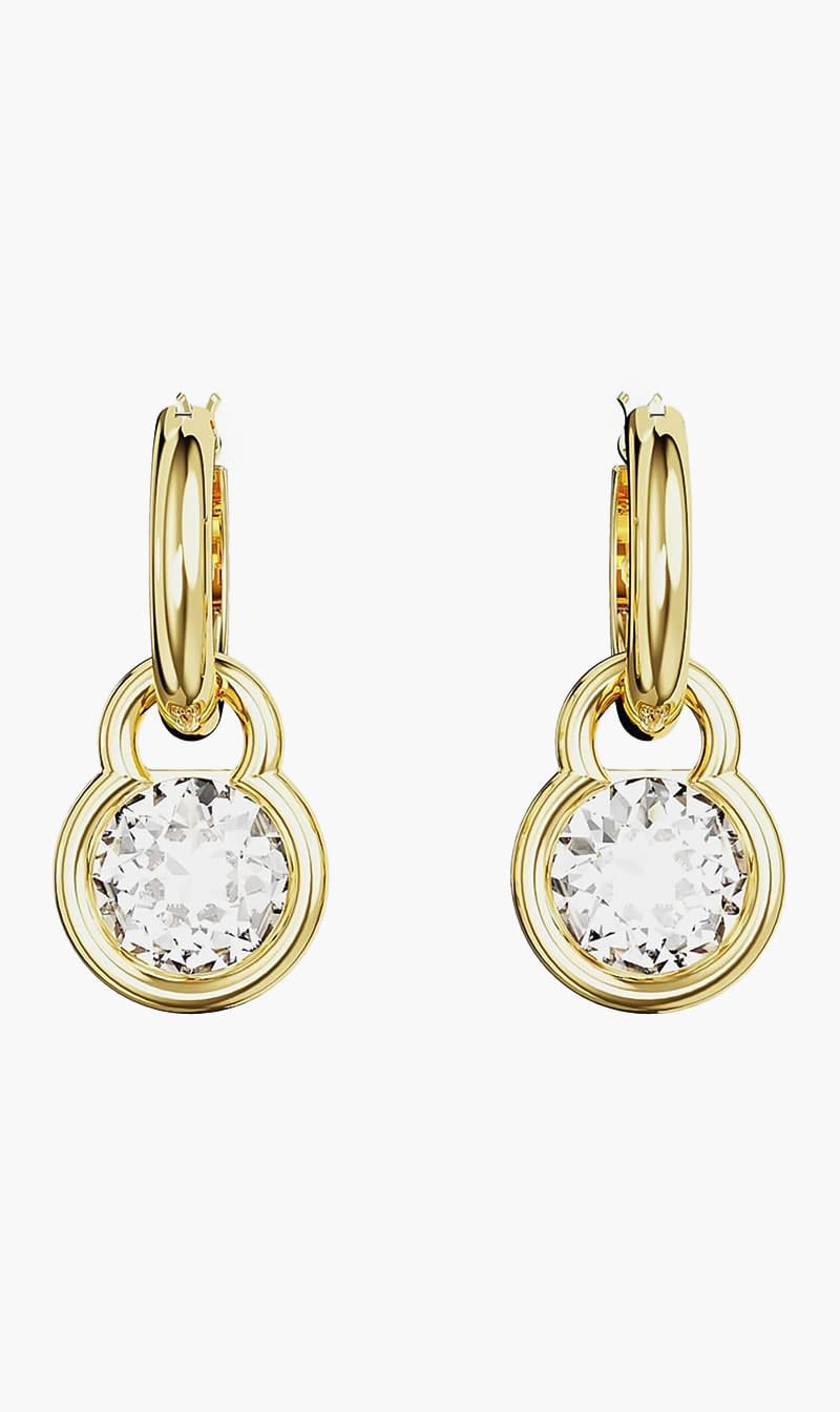 

Swarovski Others Dextera Pe Mn Hoop Round Cry/gos for Women | The Deal Outlet