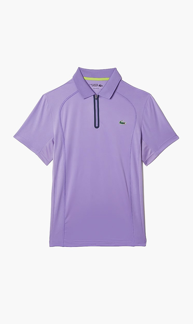 

Thermo-regulating Ultra-dry Piqué Tennis Polo Shirt, Purple