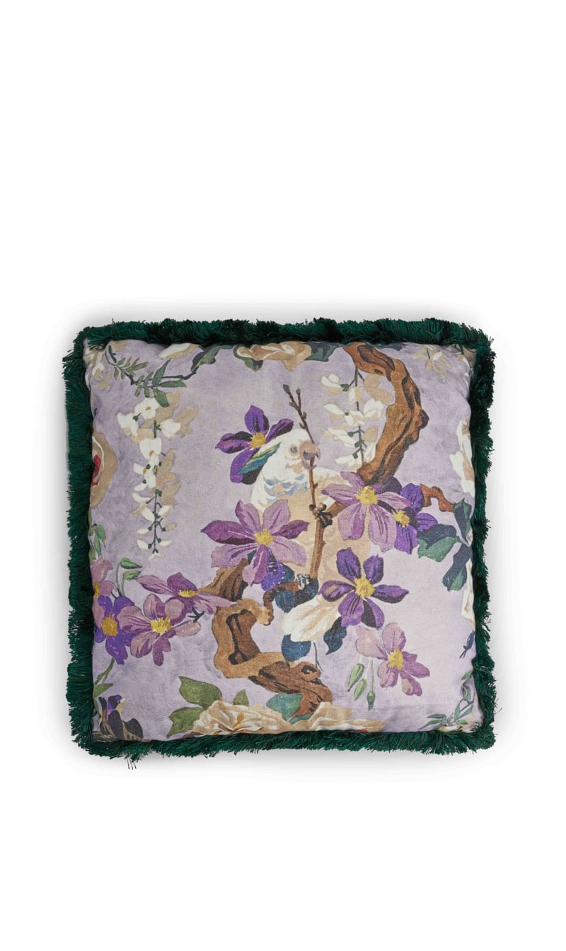 

Corella Cushion With Passementerie, Pink