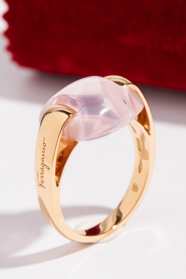 

Salvatore Ferragamo Varino Center Stone Ring