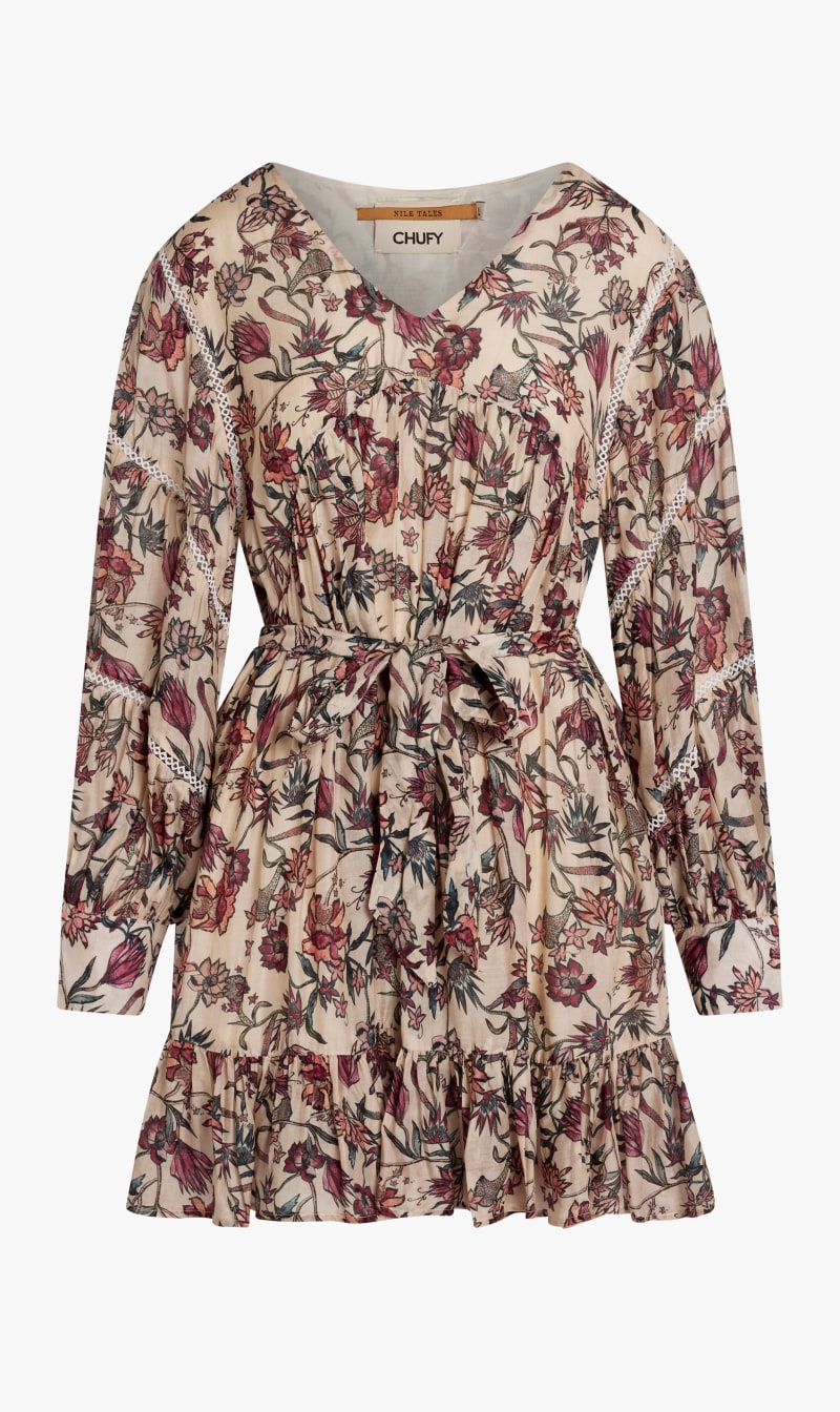 

Chufy Pink Femi Mini Dress for Women | The Deal Outlet