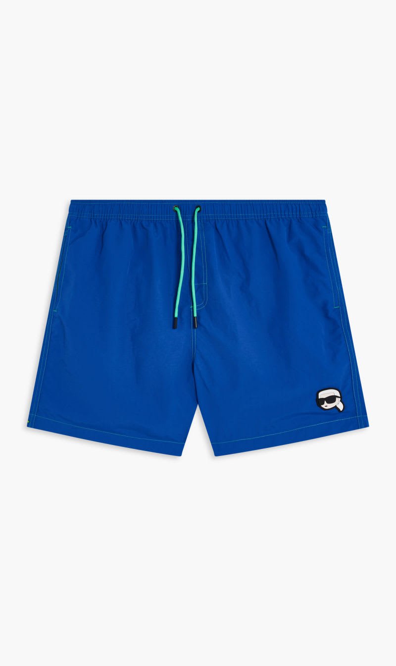 

Karl Lagerfeld Blue Ikonik 20 Med Boardshorts for Men | The Deal Outlet