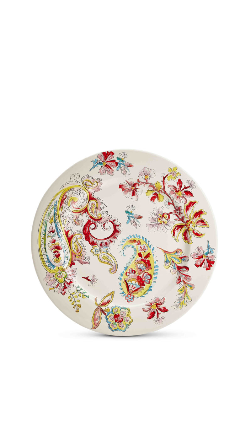 

Etro Multi-color Aquarelle Round Underplate | The Deal Outlet