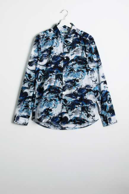 

Kenzo Printed Slim Fit Long Sleeve Shirt
