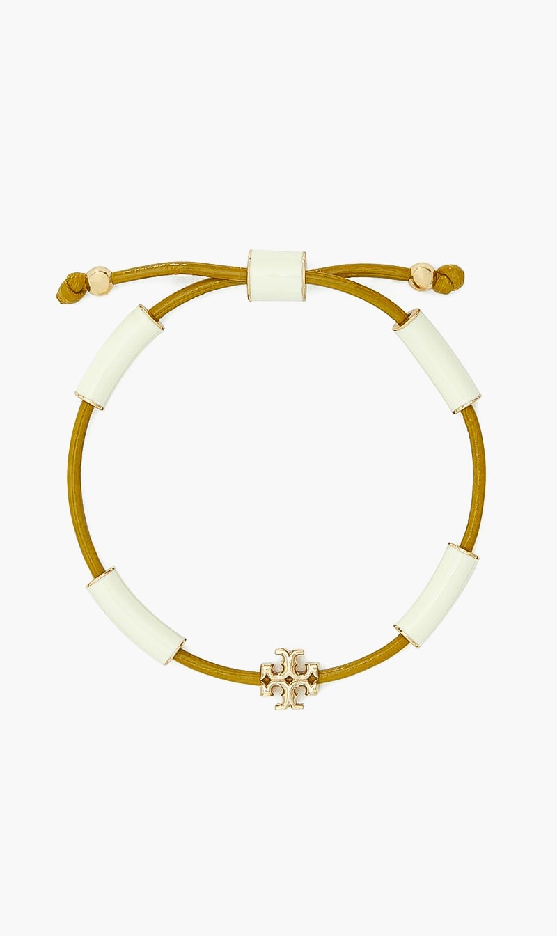 

Tory burch kira guilloche leather bracelet | the deal outlet, Green