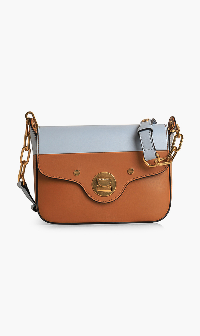 

Coccinelle Flap Leather Crossbody Bag