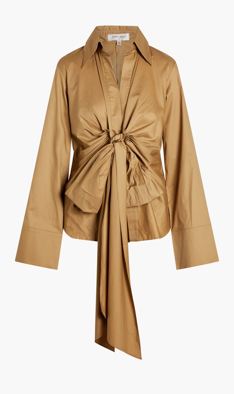 

Ronny Kobo Beige Moscow Top for Women | The Deal Outlet