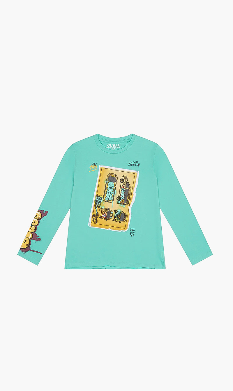 

Logo Long Sleeves Tshirt, Blue