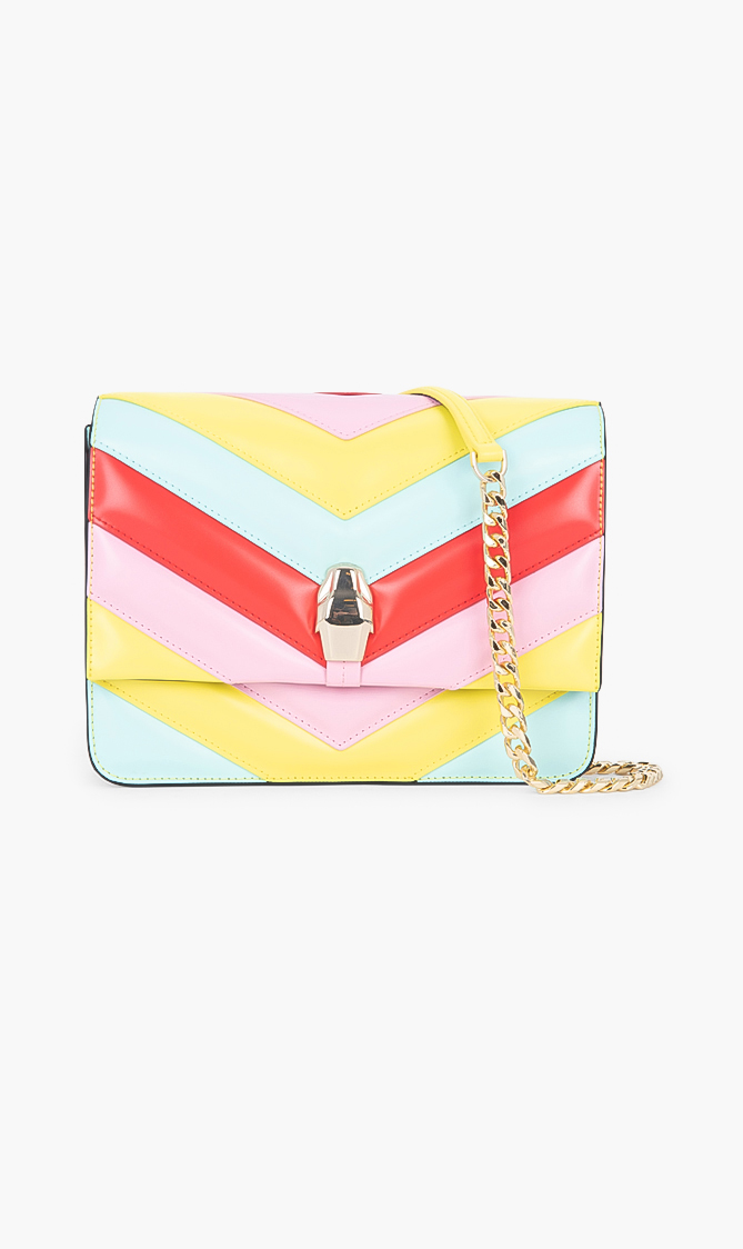 

Cavalli Class Milano Rmx 01 Large Stripes Shoulder Bag