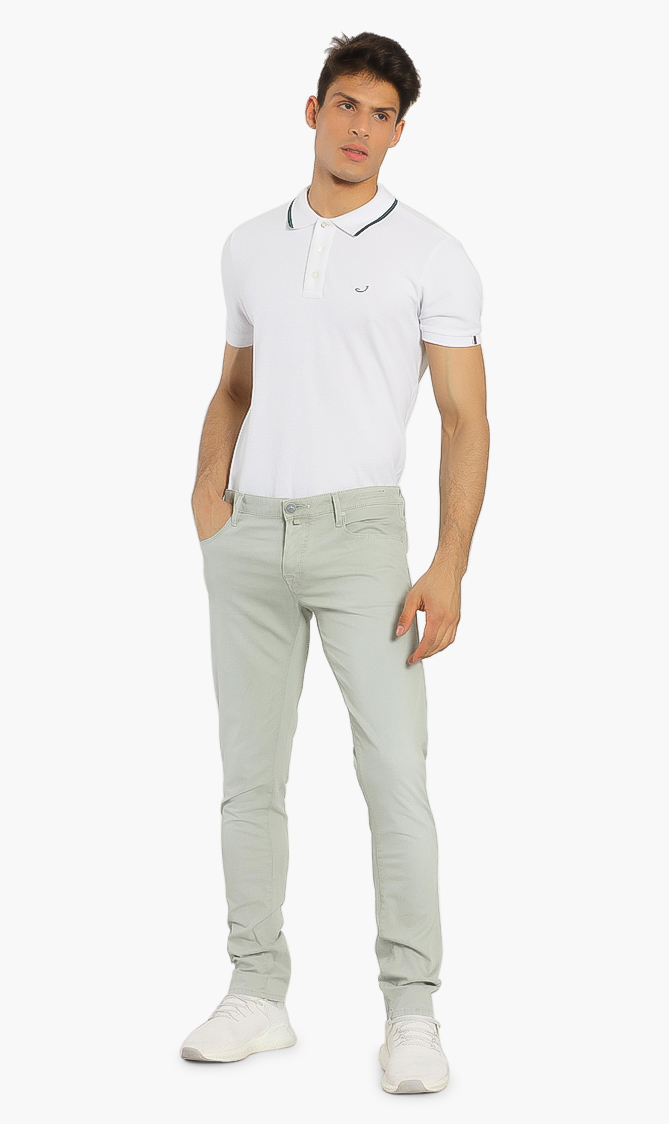 

Jacob Cohen Washed Stretch Tailored Jeans