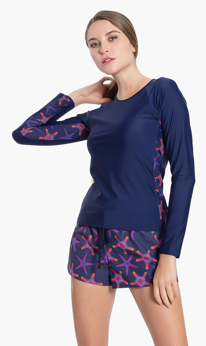 

Starfish Dance Rashguard, Blue
