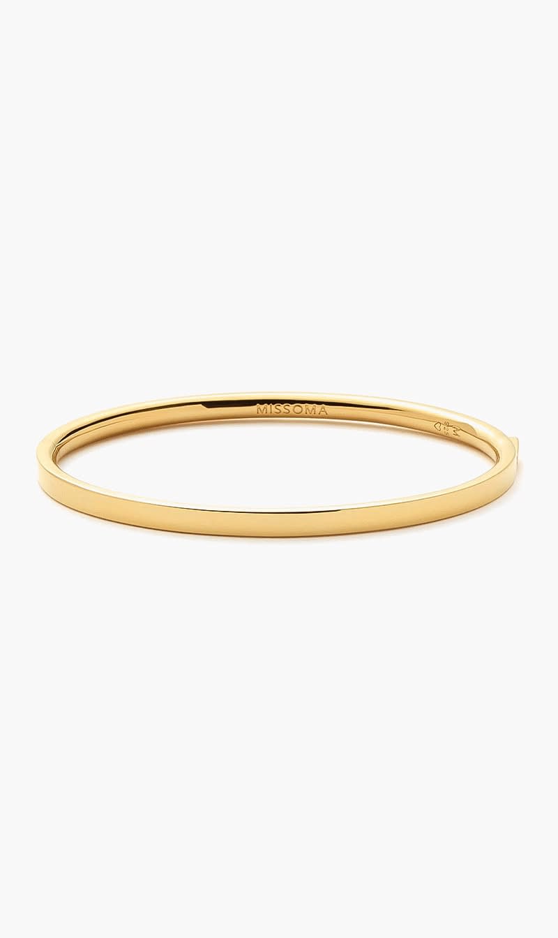 Missoma Gold Classic Hinged Bangle for Women